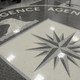 The CIA's logo is seen at the agency's headquarters.